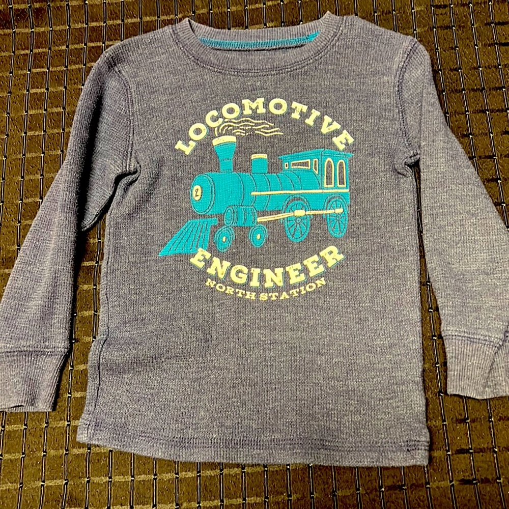 Jumping beans Train Long Sleeve Boys Shirt size 3t